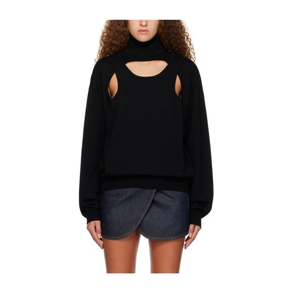 Coperni 'Layered' Black Turtleneck Size S - NWT